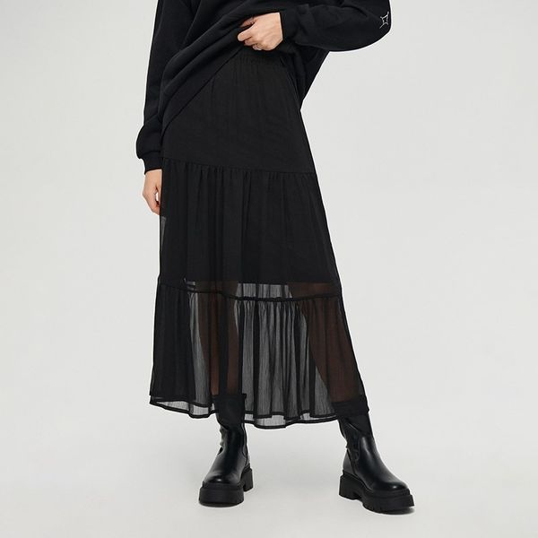 House House - Maxi suknja - Crna