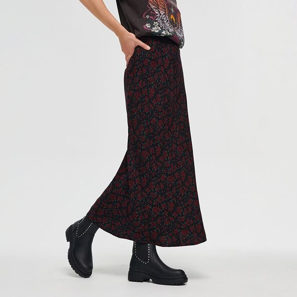 House House - Midi suknja - Šarena