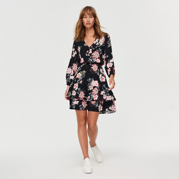 House House - Mini haljina od viskoze - Šarena