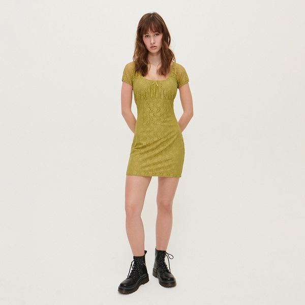 House House - Mini haljina - Zelena