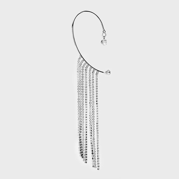 House House - Naušnica za ušnu hrskavicu - Srebrna