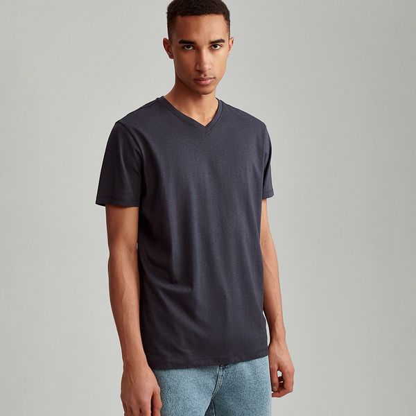 House House - Obična majica kratkih rukava Basic - Tamnoplava