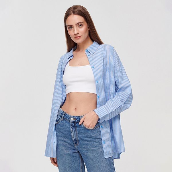 House House - Pamučna košulja sa prugastim uzorkom - Prugasta