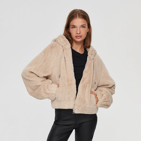 House House - Plišana jakna - Bež