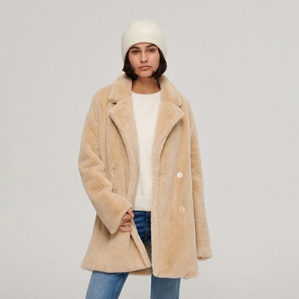 House House - Plišani kaput - Slonovača