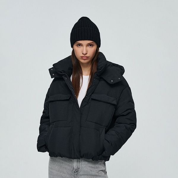 House House - Predimenzionirana prošivena jakna - Crna