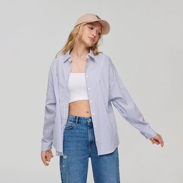 House House - Predimenzionirana prugasta košulja - Prugasta