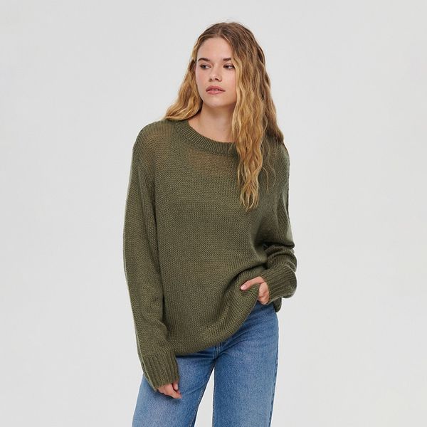 House House - Predimenzionirani džemper - Zelena