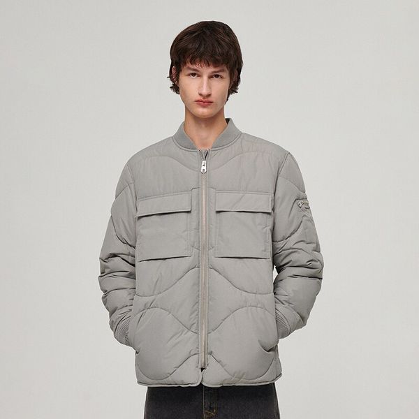 House House - Prošivena bomber jakna - Siva