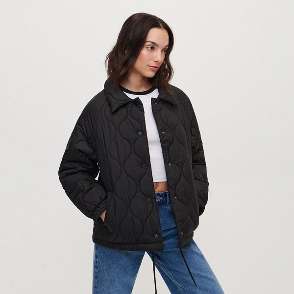 House House - Prošivena košulja-jakna - Crna