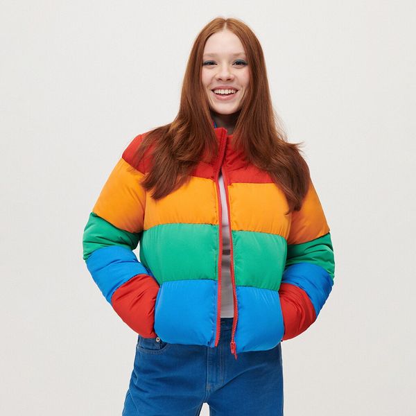 House House - Prošivena zimska jakna - Šarena