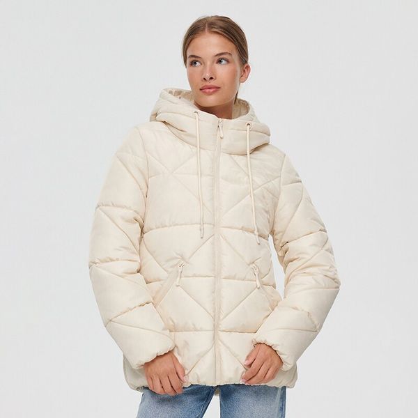 House House - Prošivena zimska jakna - Slonovača