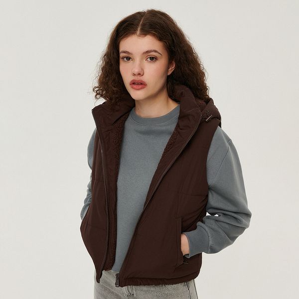 House House - Prošiveni prsluk - Smeđa