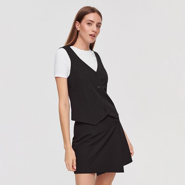 House House - Prsluk na kopčanje gumbima - Crna