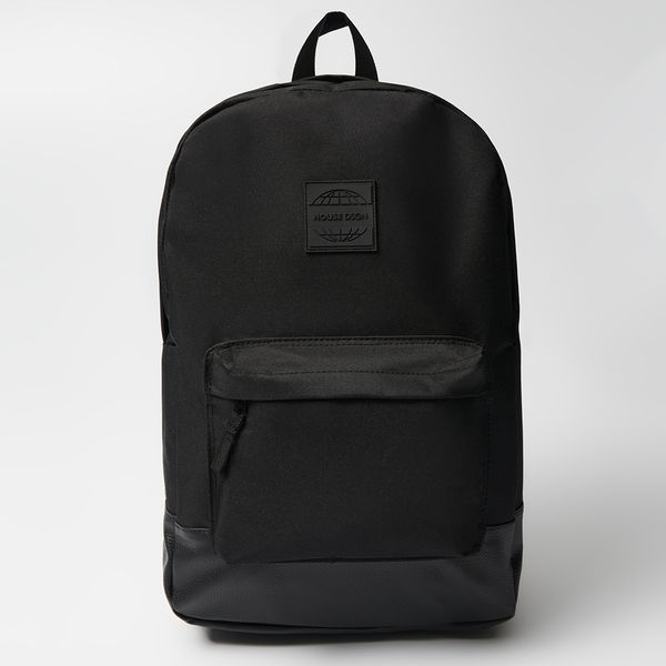 House House - Ruksak s džepovima - Crna