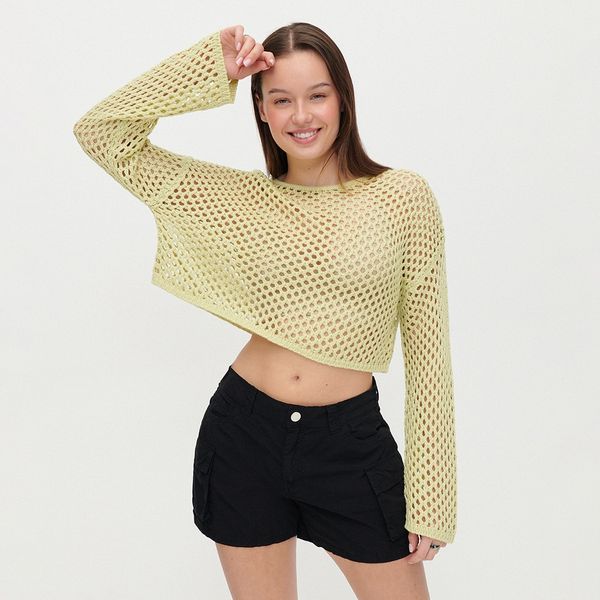 House House - Rupičasti džemper - Zelena