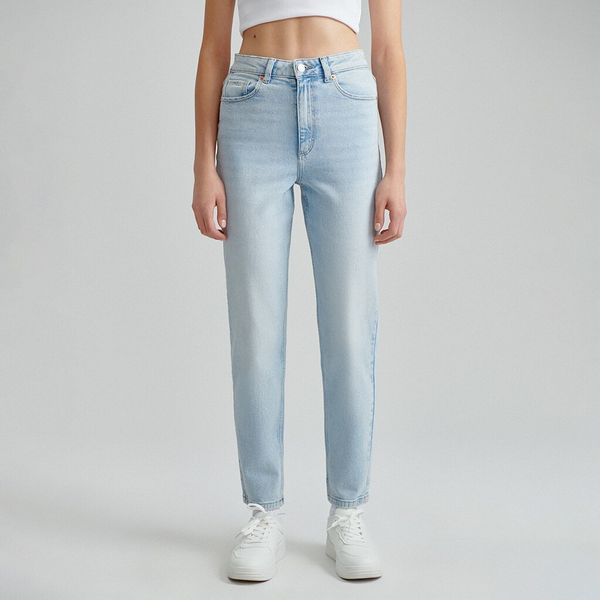 House House - Slim mom traperice - Plava