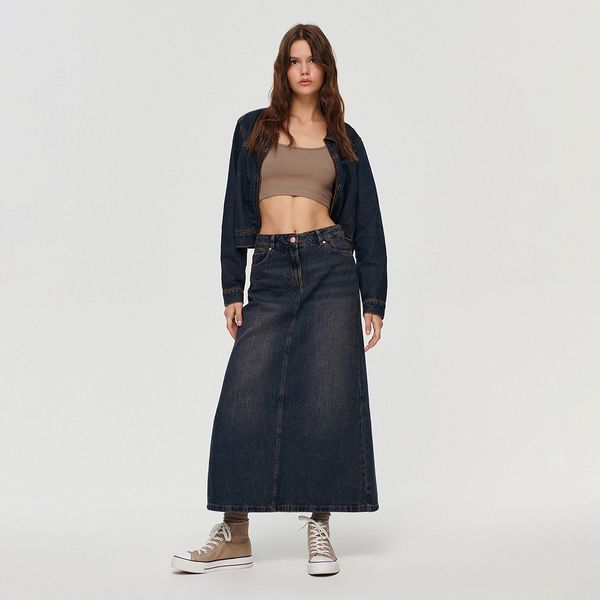 House House - Suknja od trapera - Plava