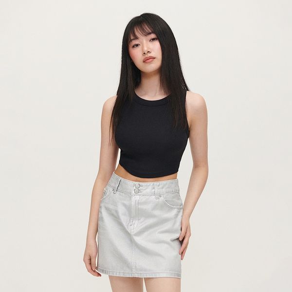 House House - Suknja od trapera - Svijetlo siva