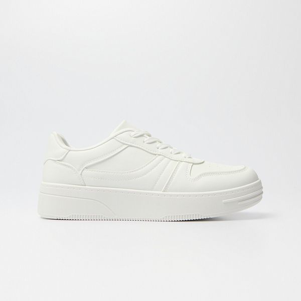 House House - Tenisice od umjetne kože - Bijela