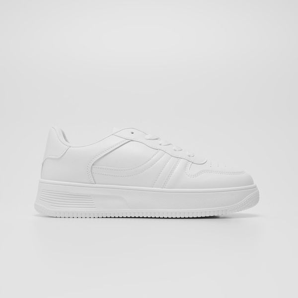 House House - Tenisice od umjetne kože - Bijela