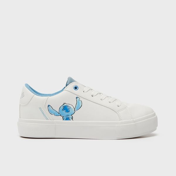 House House - Tenisice od umjetne kože Stitch - Bijela