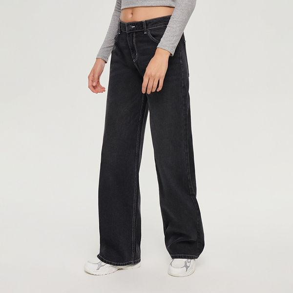 House House - Traperice sa širokim nogavicama - Siva