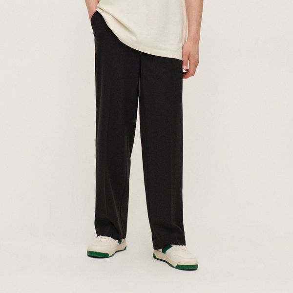 House House - Wide leg hlače - Crna