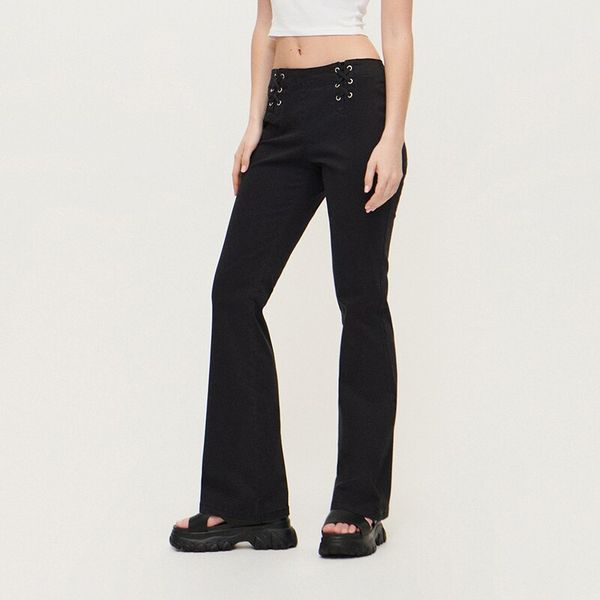 House House - Zvonaste hlače - Crna