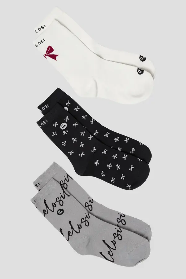LELOSI ACCESSORIES Komplet čarapa Noemi (3x) 39 - 42