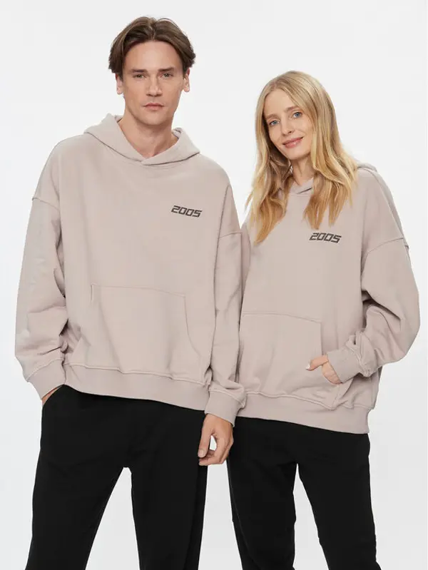 2005 2005 Majica dugih rukava Unisex Basic Bež Relaxed Fit