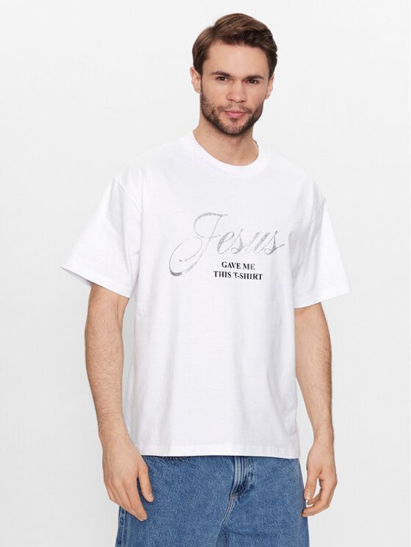 2005 2005 T-shirt Unisex Jesus Bijela Regular Fit