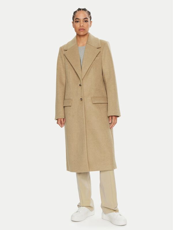 2NDDAY 2NDDAY Vuneni kaput Miguel 2245110123 Bež Oversize