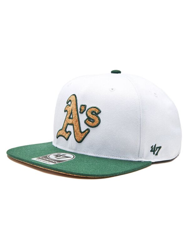 47 Brand 47 Brand Šilterica MLB Oakland Athletics Corkscrew 47 CAPTAIN B-CORKS18WBP-WH Bijela