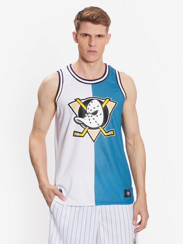 47 Brand 47 Brand Tank top Anaheim Ducks Core 47 Grafton Split Tank Bijela Regular Fit