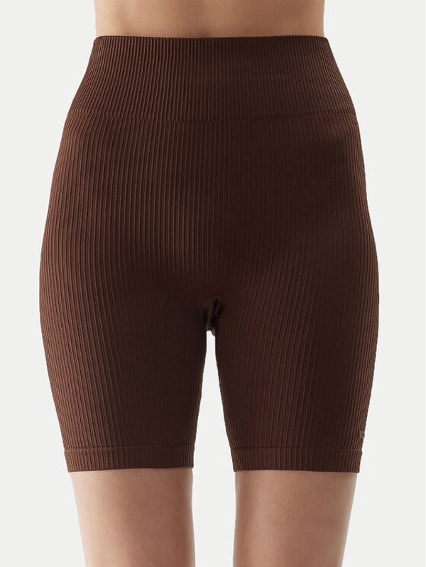 4F 4F Biciklističke hlače 4FWSS24TFSHF498 Smeđa Slim Fit