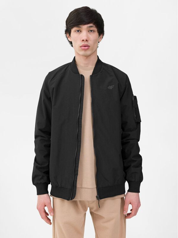 4F 4F Bomber 4FWSS24TJACM151 Crna Regular Fit