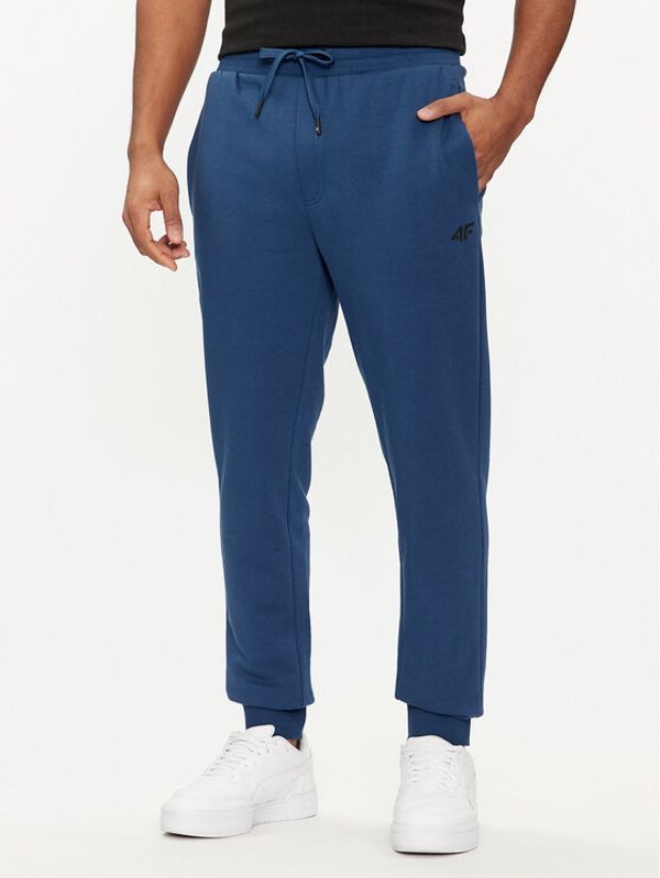 4F 4F Donji dio trenerke 4FAW23TTROM452 Plava Regular Fit