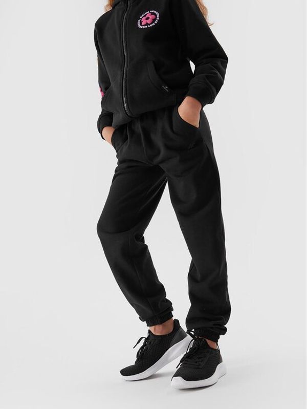 4F 4F Donji dio trenerke 4FJAW23TTROF426 Crna Regular Fit