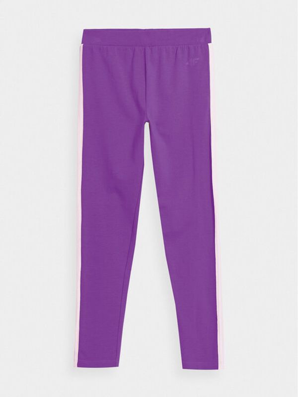 4F 4F Leggings 4FJAW23TTIGF094 Ljubičasta Slim Fit