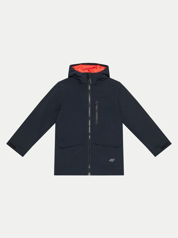 4F 4F Parka 4FJWAW24TJACM157 Crna Regular Fit