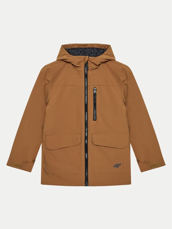 4F 4F Parka 4FJWAW24TJACM157 Smeđa Regular Fit