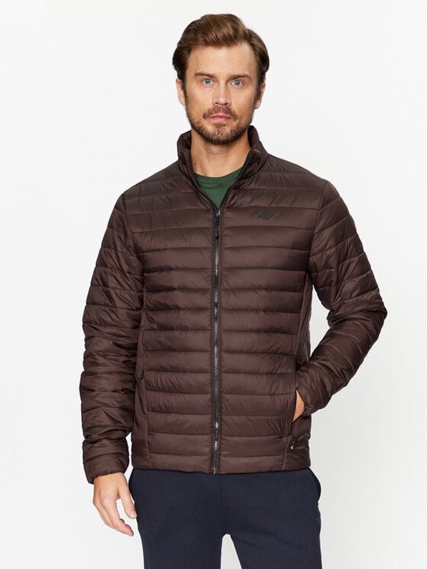 4F 4F Pernata jakna 4FAW23TDJAM239 Smeđa Regular Fit