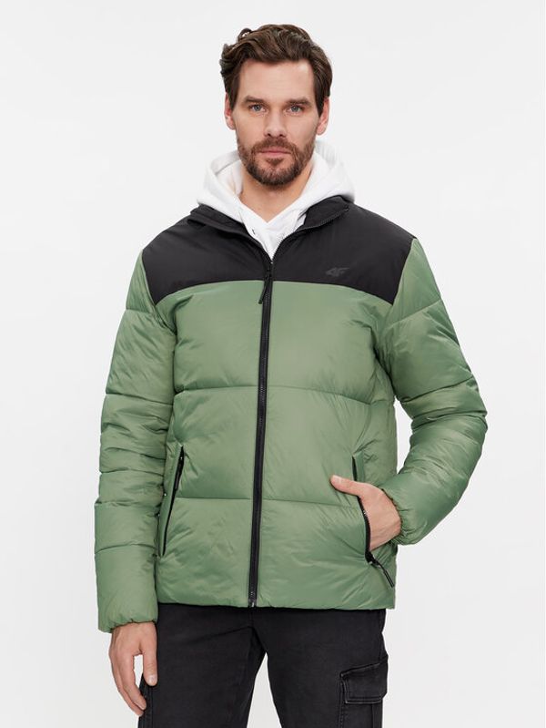 4F 4F Pernata jakna 4FWAW23TDJAM348 Kaki Regular Fit