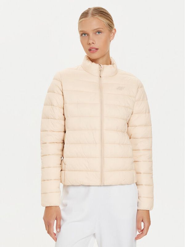 4F 4F Pernata jakna 4FWAW24TDJAF467 Bež Slim Fit