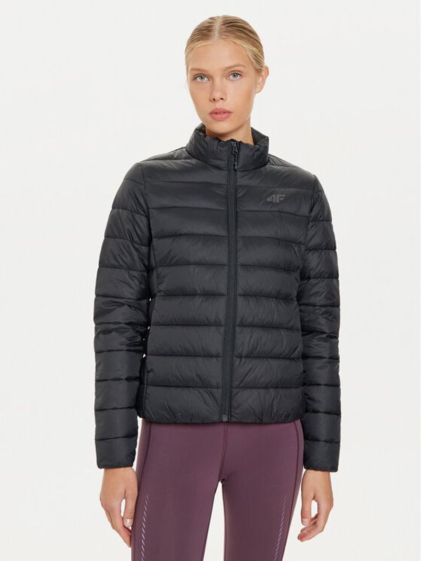 4F 4F Pernata jakna 4FWAW24TDJAF467 Crna Slim Fit