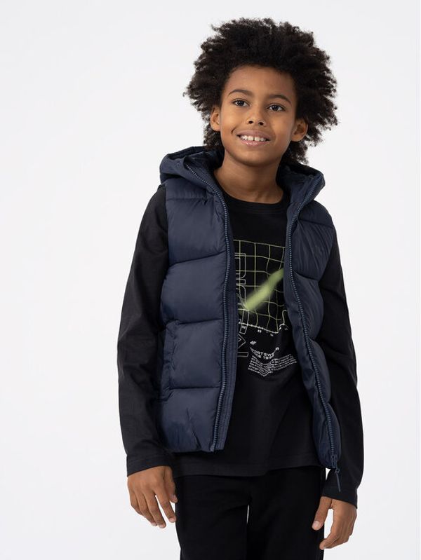 4F 4F Prsluk 4FJAW23TVJAM047 Tamnoplava Regular Fit