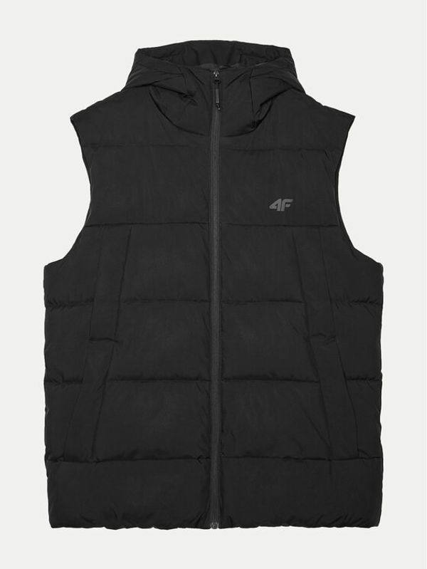 4F 4F Prsluk 4FWAW24TVJAM144 Crna Regular Fit