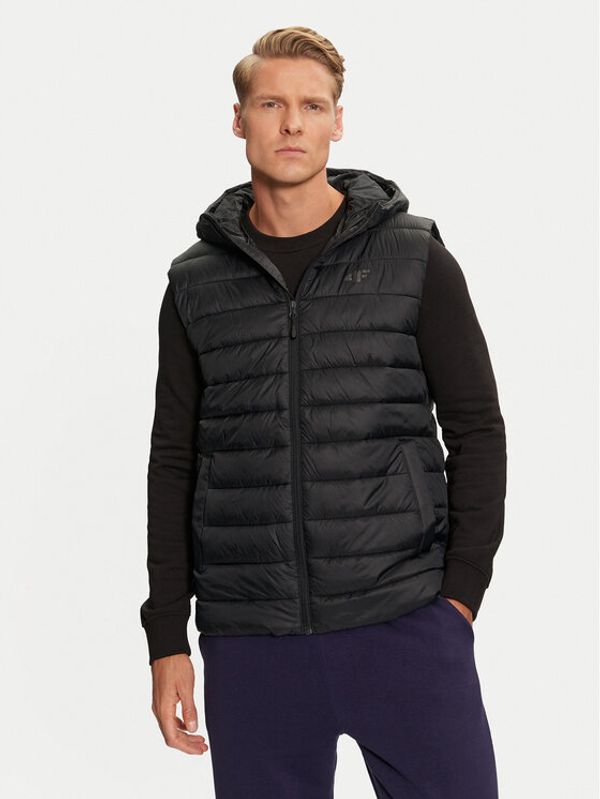 4F 4F Prsluk 4FWAW24TVJAM146 Crna Regular Fit