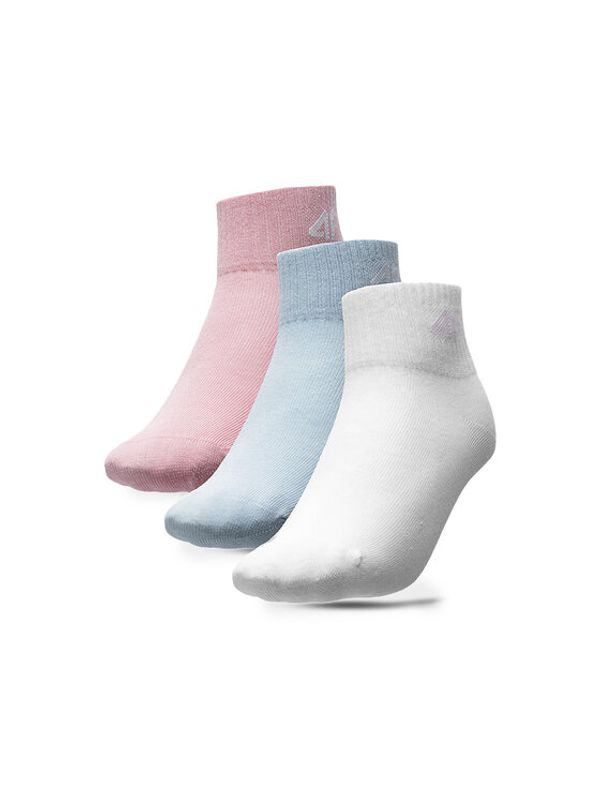 4F 4F Set od 3 para dječjih niskih čarapa 4FJSS23USOCF098 Šarena